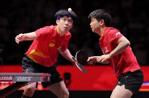 被打11:1！王楚钦/孙颖莎3-2黄镇廷/杜凯琹，晋级总决赛混双四强