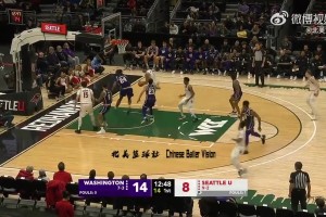 淡厚然最新视频，替补登场7投4中得到9分2篮板2盖帽3犯规